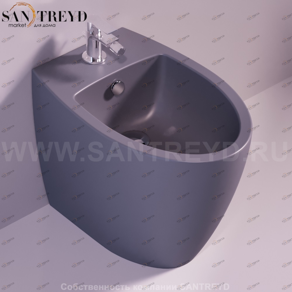 LFT21ANTRACITEMATT Биде напольное LFT Spazio Simas