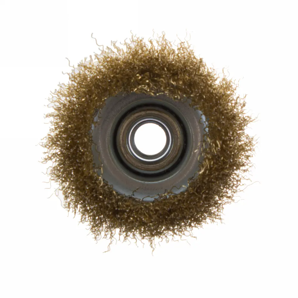 Чашечная щетка Dexter 75 мм для УШМ с латунным покрытием 17410250 STLM-0008106 - Вид №1