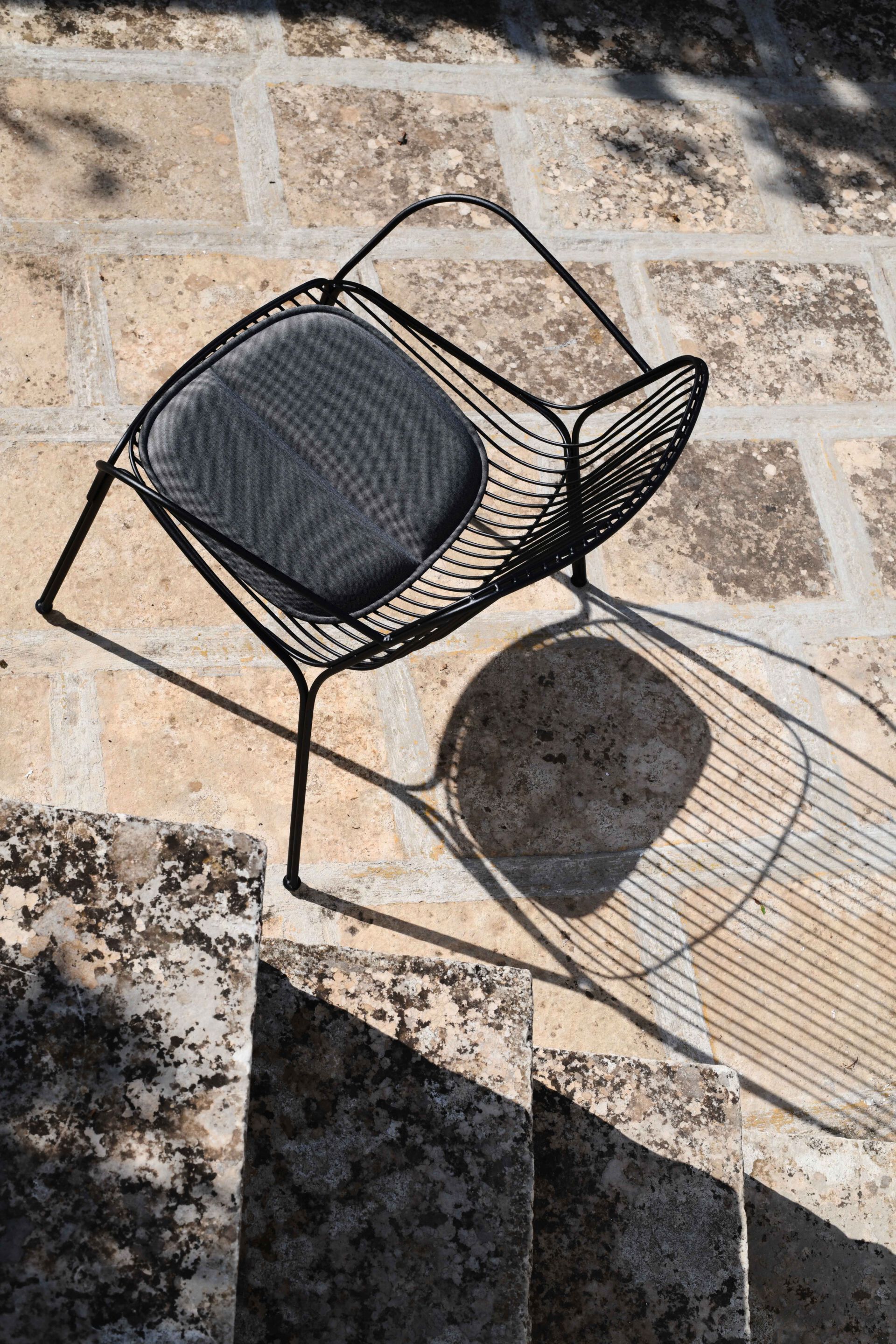 Садовое кресло из оцинкованной стали с подлокотниками Kartell Hiray ARCH-00023040 - Вид №29