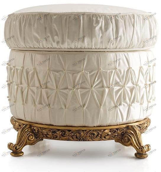 A.R. Arredamenti Круглый пуф из ткани Dolcevita 262