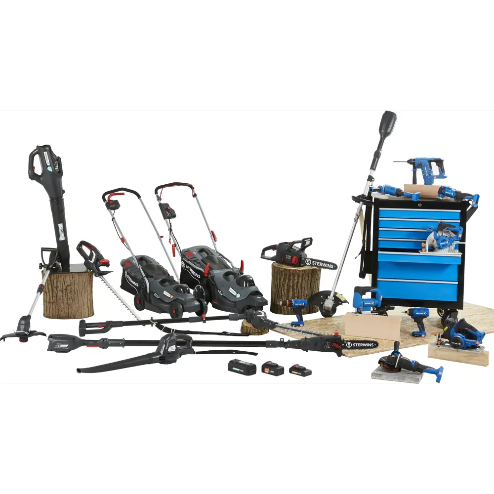 Аккумуляторная газонокосилка Sterwins 33 см с бесщеточным двигателем 82152402 STLM-0020523 - Вид №9