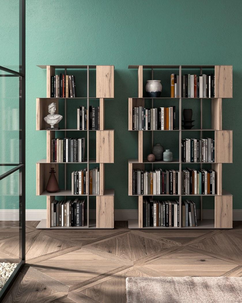 Ozzio Italia Книжный шкаф отдельно стоящий модульный  X028  - Вид №23