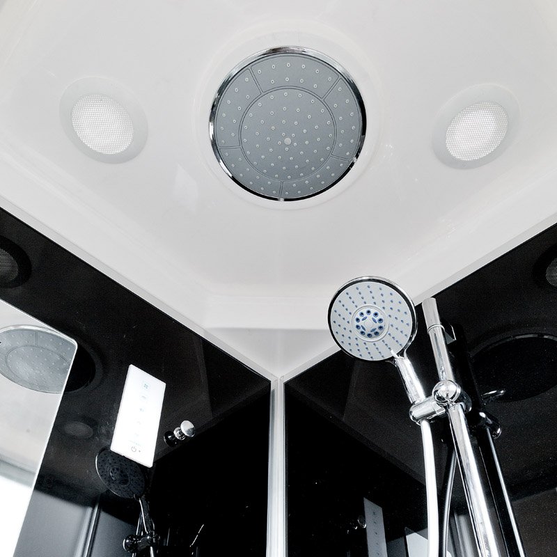 D90S Душевая кабина DETO Серия D B09S+ эл. BLACK - Вид №16