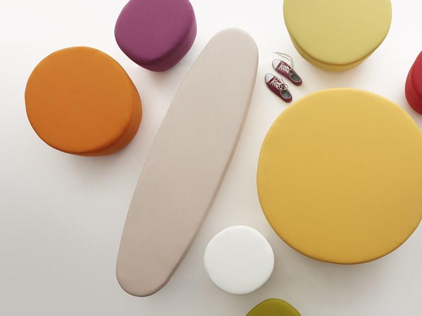 Manerba Пуф из овальной ткани с обивкой sun-id-1422843 - Вид №1