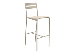 Стальной высокий садовый стул