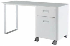 Ligne Roset Прямоугольный стол из ламината с ящиками Travel studio 001paj3d