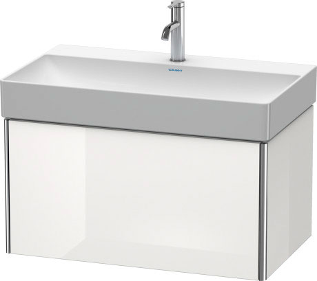 XS406204949 XSquare Тумбочка подвесная Графит матовый, декор Duravit - Вид №2