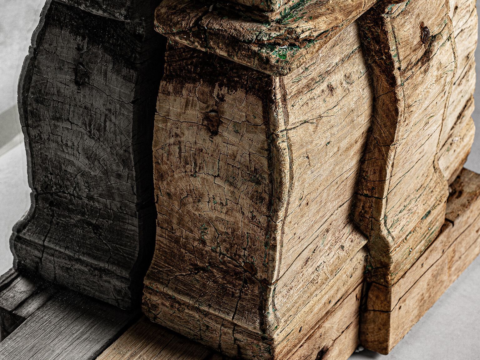 Прямоугольное напольное зеркало из тикового дерева с рамкой Vical Home ARGEEN ARCH-00146219 - Вид №1