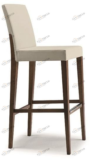 Martini Interiors Высокий табурет из ткани с подставкой для ног Eddie sun-id-1439144