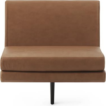 603511 Модульный диван Sum 110 Center, черный алюминий, ультра кожа Normann Copenhagen 