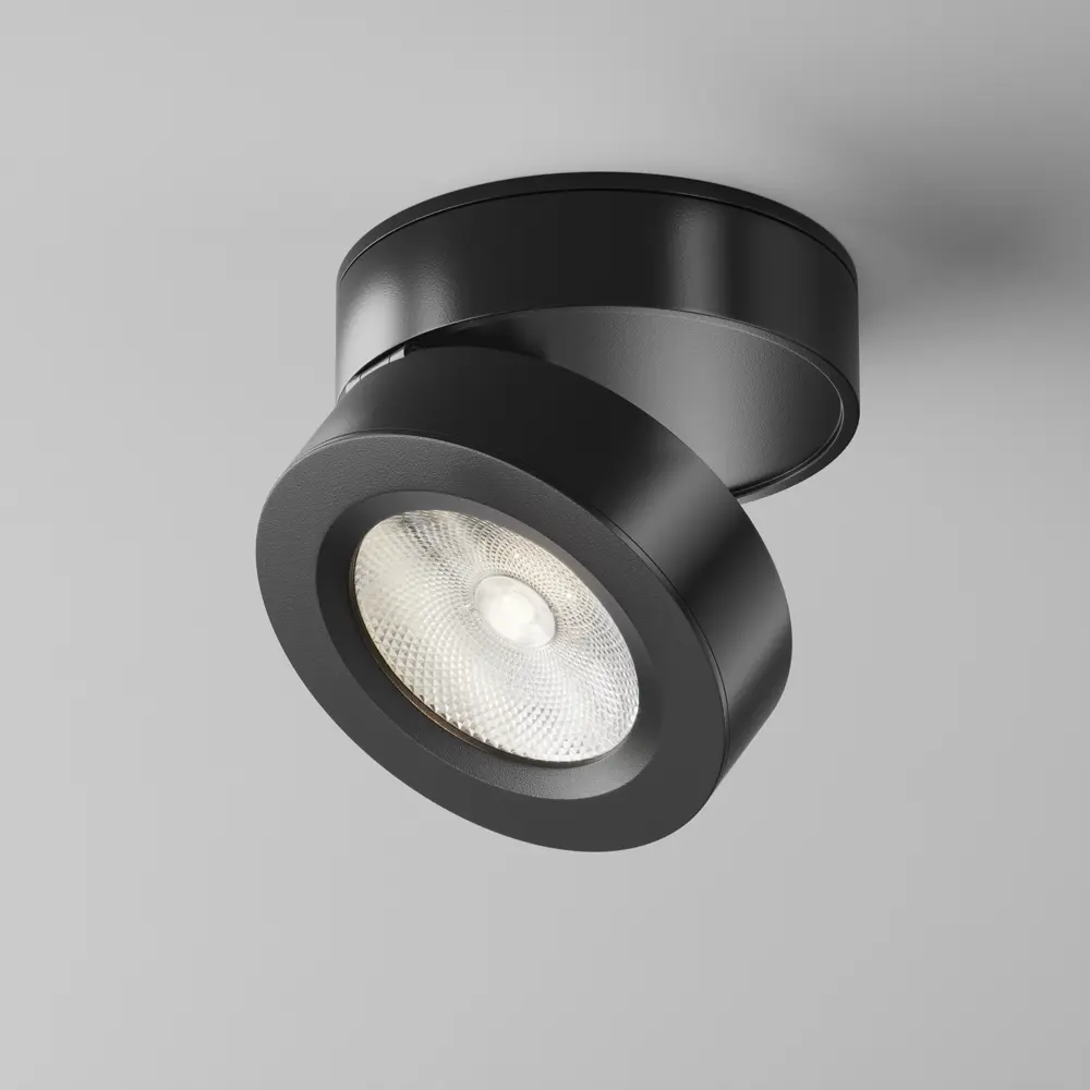 Светильник точечный светодиодный накладной Maytoni C022CL-7W4K-B-1 7 Вт нейтральный белый свет цвет черный 89411297 STLM-2068241  - Вид №2