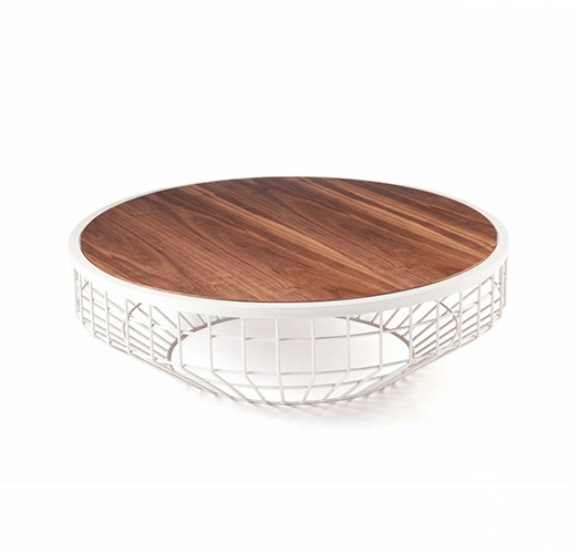 Mambo Unlimited Ideas Низкий круглый металлический журнальный столик Air sun-id-1355697 - Вид №1