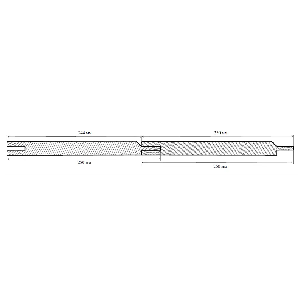 Стеновая панель МДФ Дуб Лоренцо 250x2600x6 мм 0.65 м² DEKOR PANEL STLM-2141365 - Вид №4