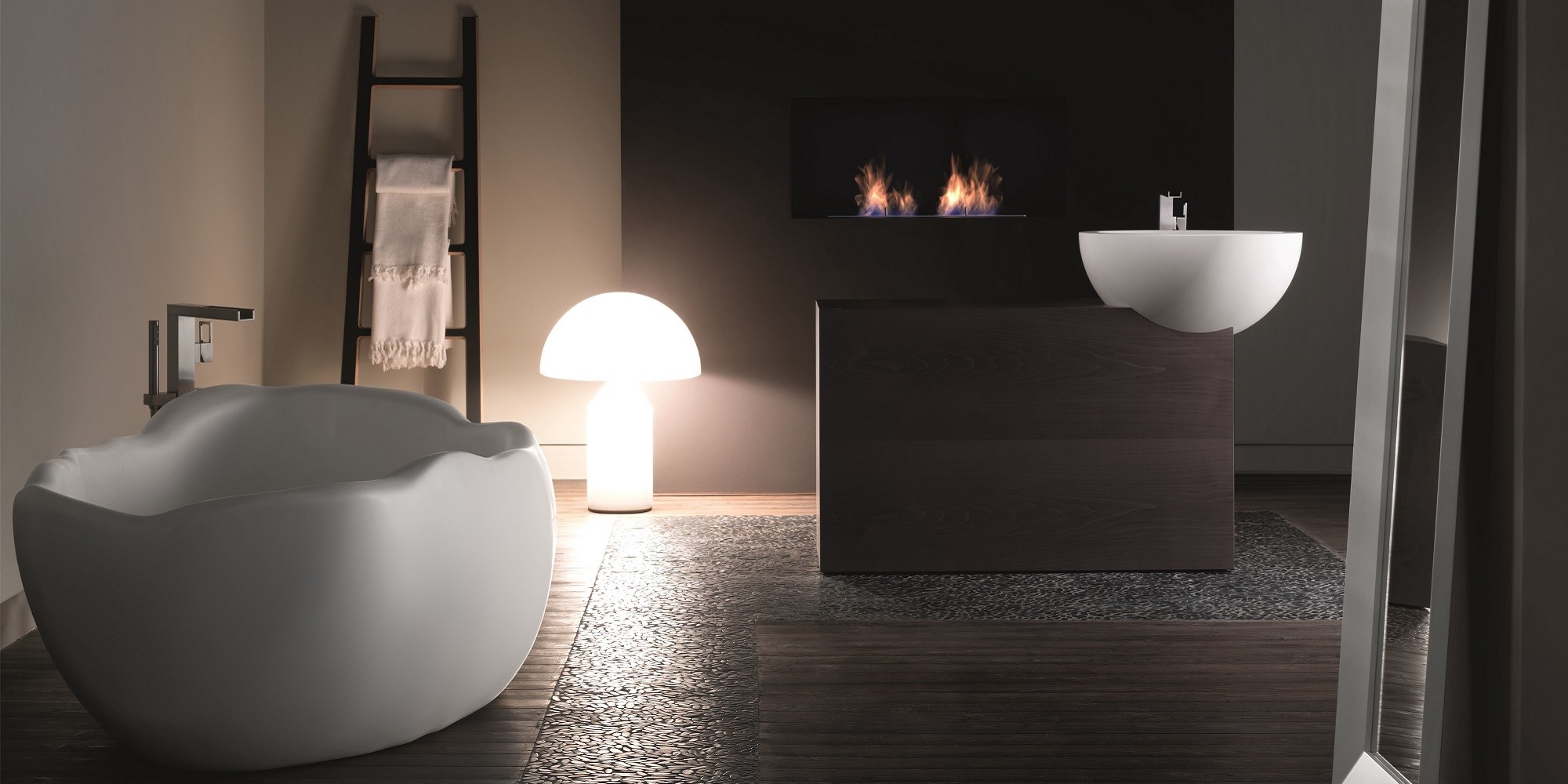 Toscoquattro Ванна отдельно стоящая из искусственного камня LE ACQUE 10VA3VB - Вид №4