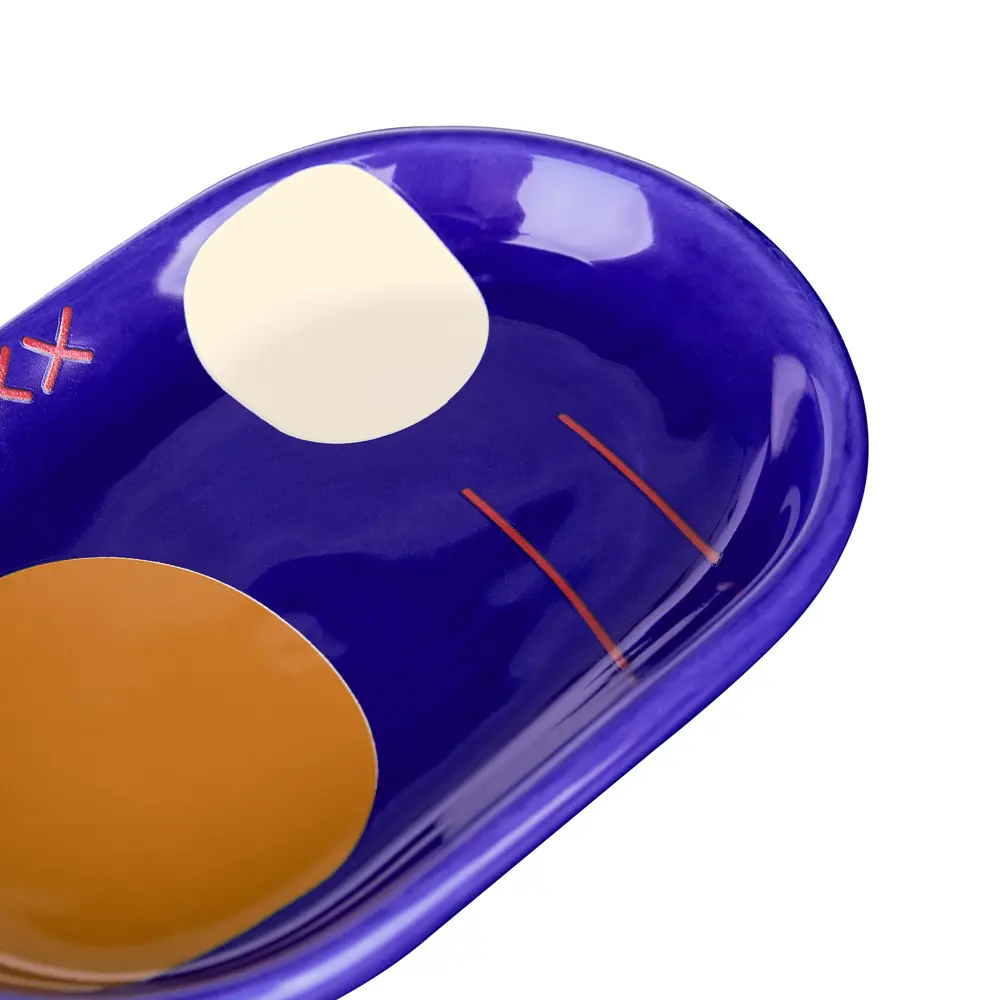 Мыльница Moroshka Kira 945-311-01 керамика цвет синий желтый белый оранжевый STLM-2099618 - Вид №2