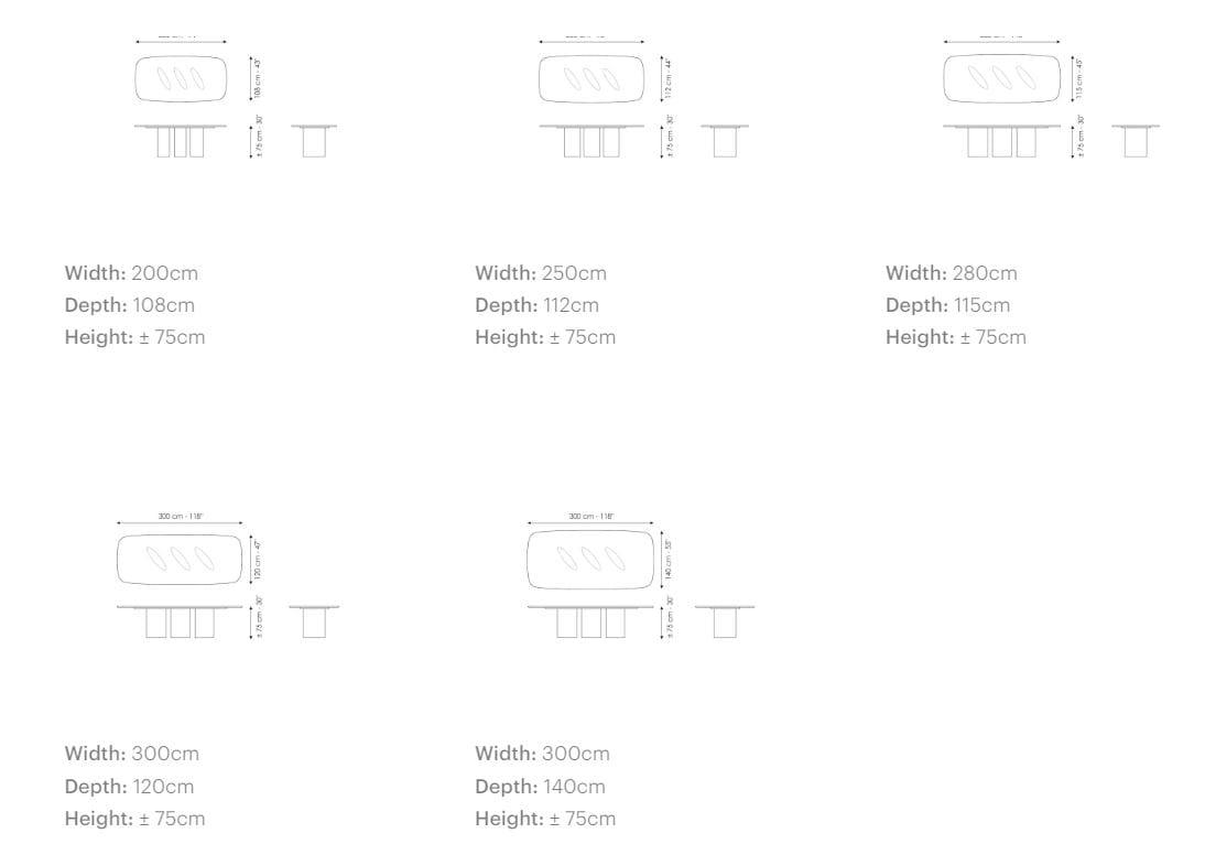 Обеденный стол BONALDO LOUVER TABLE ARCH-00111881 - Вид №5