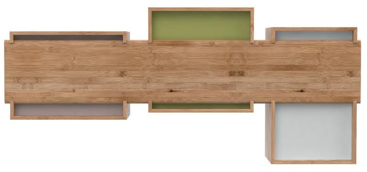 We Do Wood Настенный книжный шкаф из дуба  3040200  - Вид №1