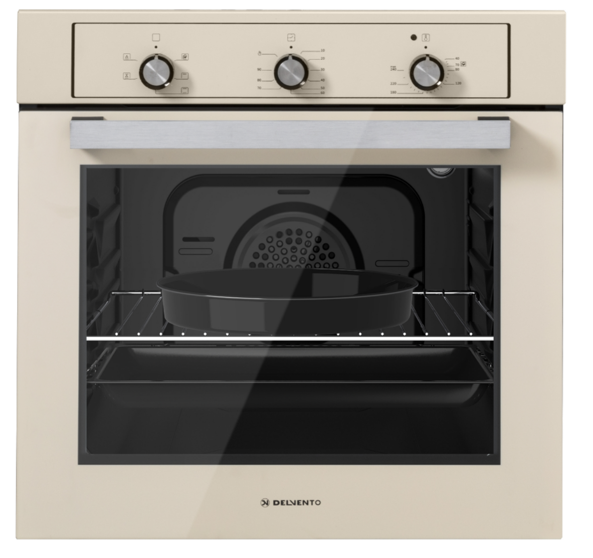9057806 Электрический духовой шкаф Delvento V6ER16001 бежевый STDN-0002447