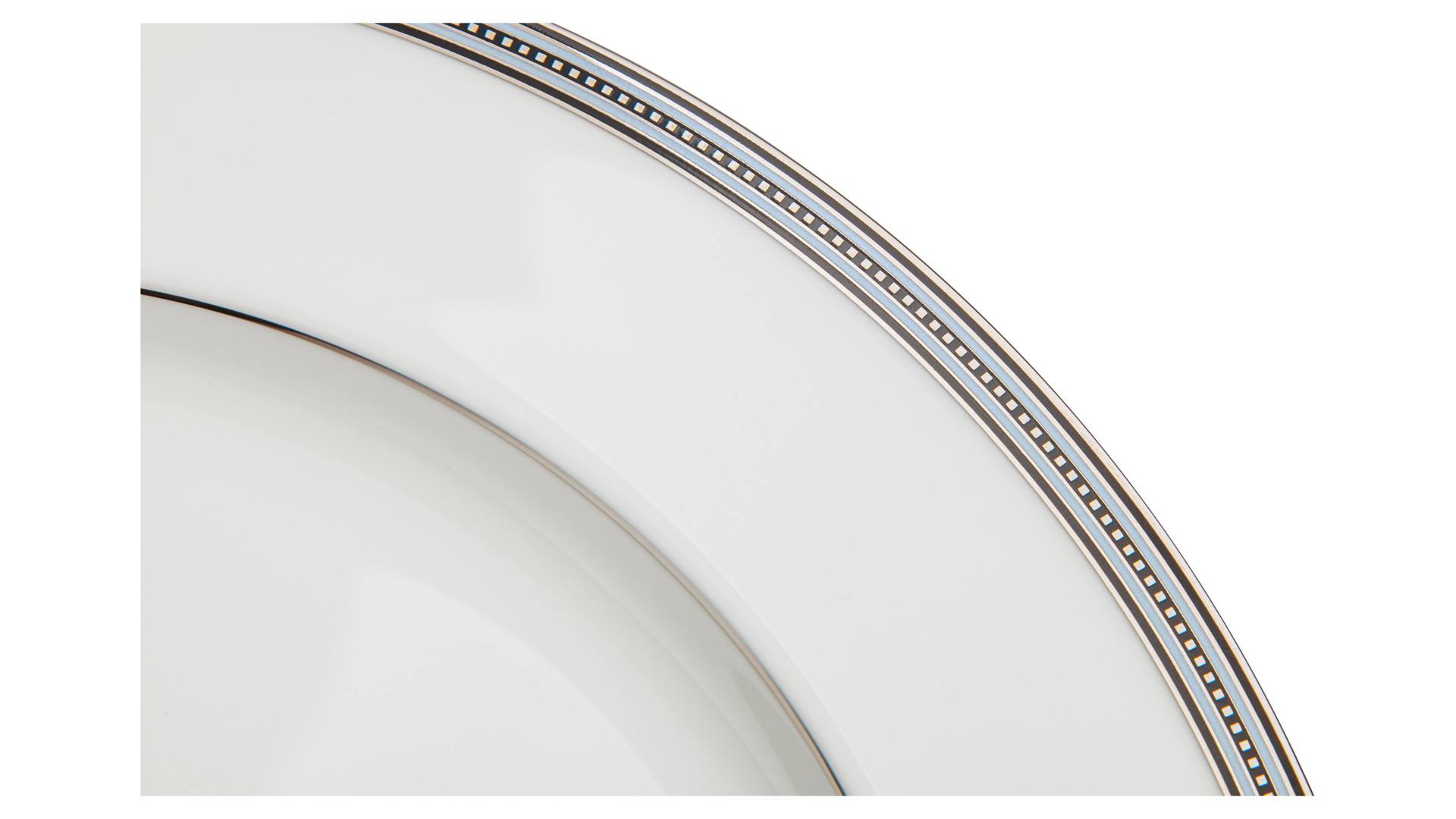 10649518 Noritake Блюдо овальное Noritake "Богарт платиновый" 32см Фарфор костяной  - Вид №2
