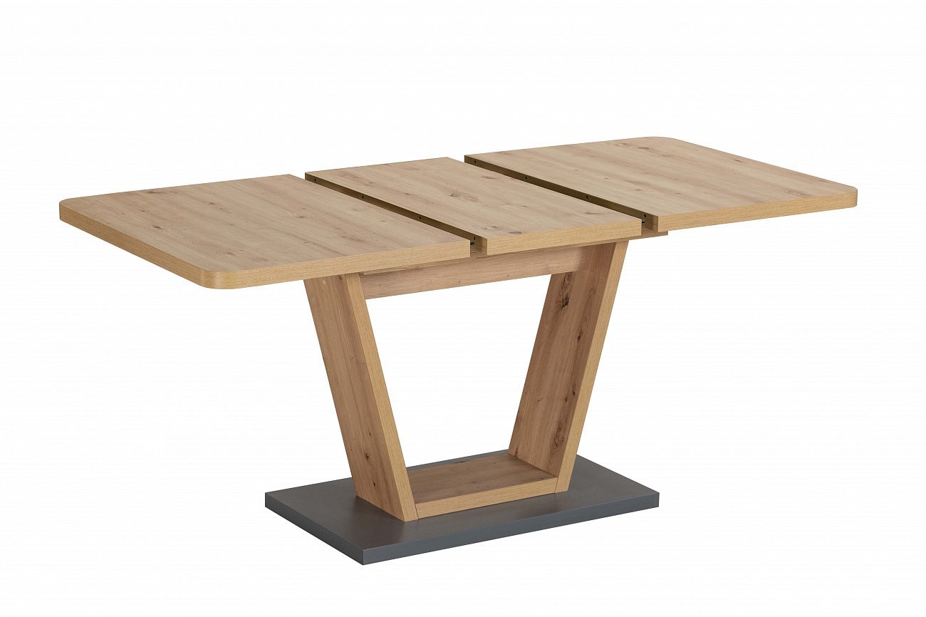 Стол обеденный раздвижной коричневый 120-160 см Vector STOOL GROUP  00-3958856 Коричневый  - Вид №3