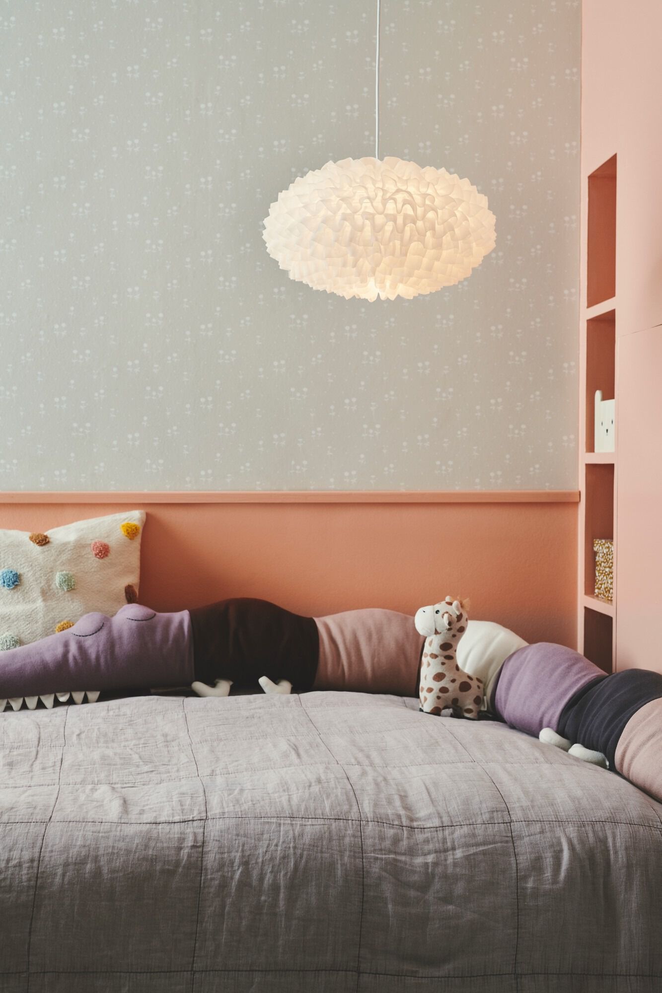 Подвесной светильник из бумаги и ткани Nordlux Villo ARCH-00096153 - Вид №2