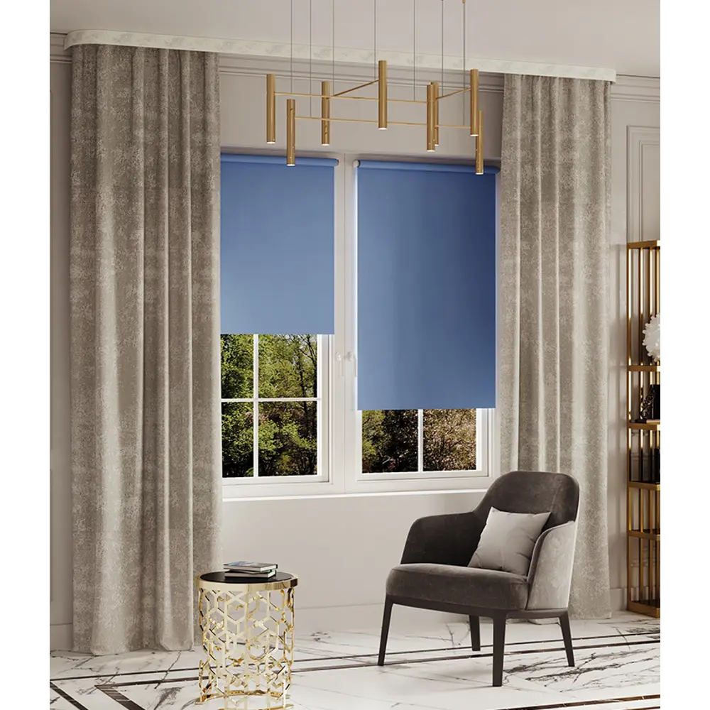Карниз трехрядный Стоун 240 см пластик цвет бетон 89341867 STLM-2104959 DOMLEGRAND  - Вид №3