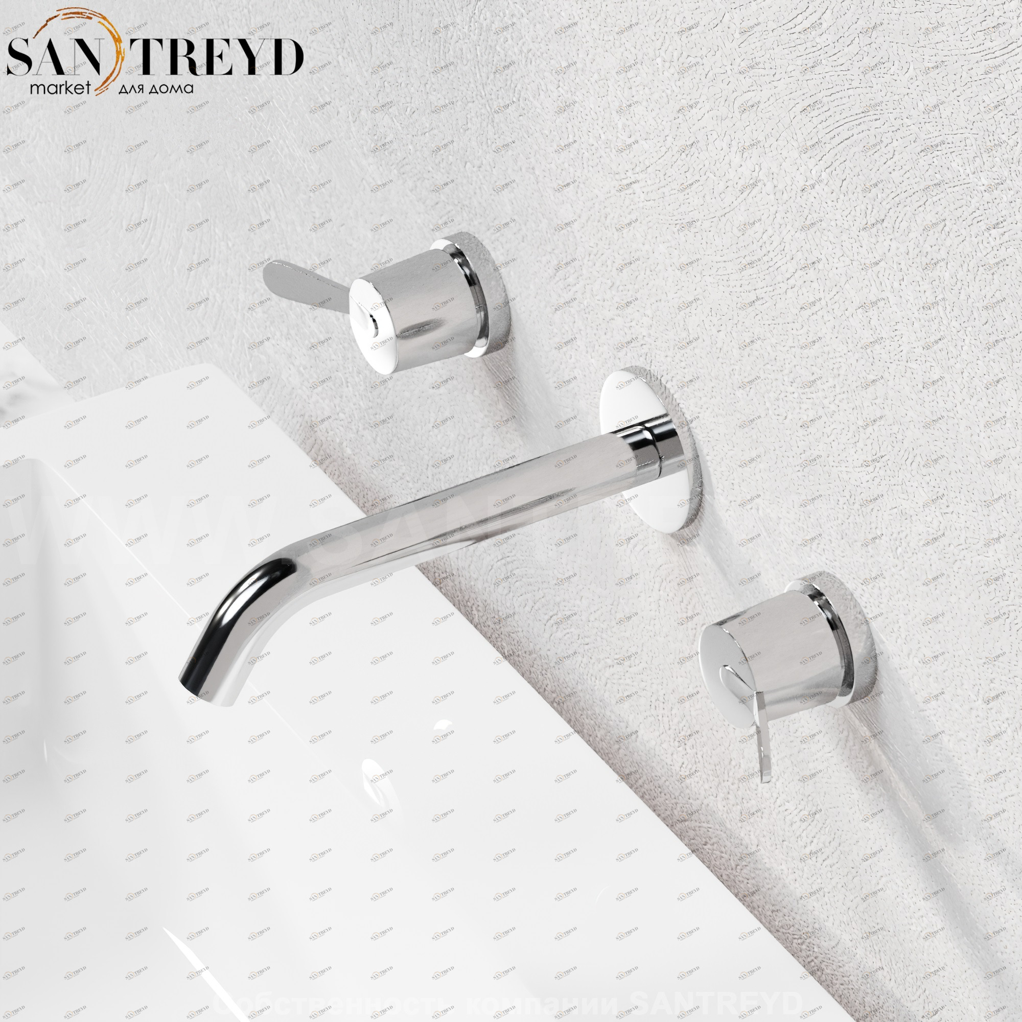 Смеситель FEZ 200 мм для раковины хромированный Agape ARUB120200CS