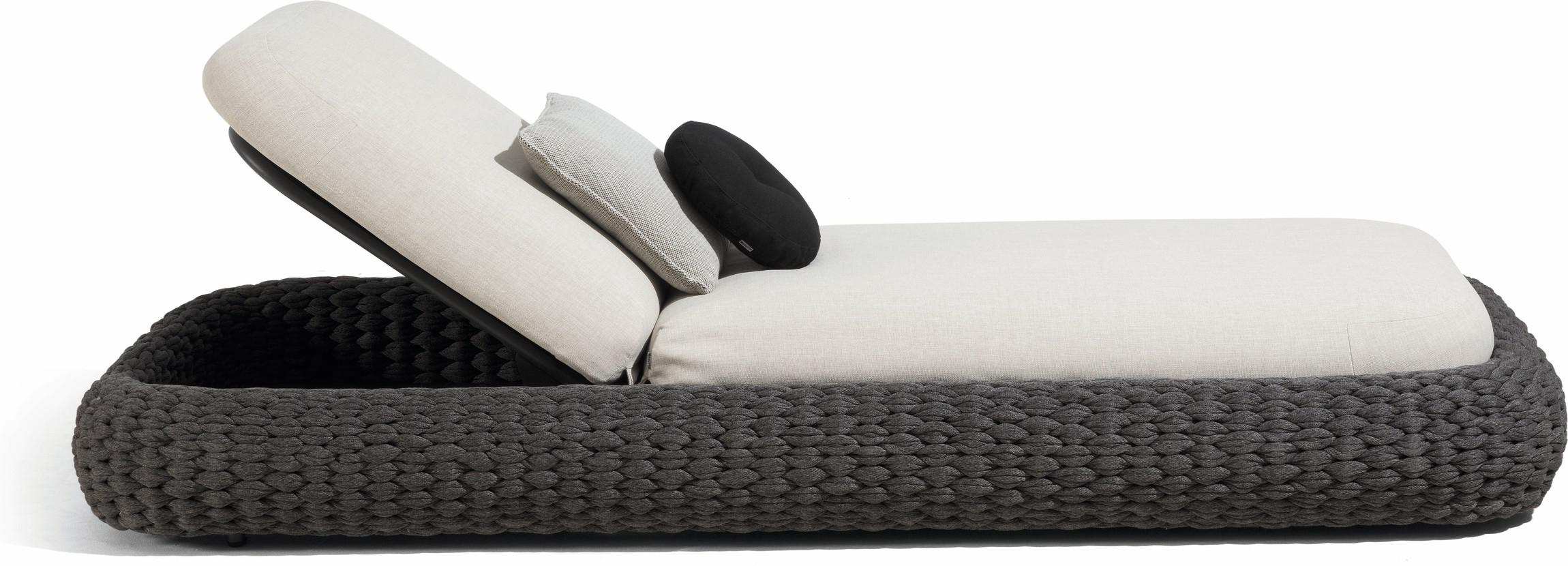 MNST304 Лежак веревка 45мм антрацит Manutti Kobo - Вид №4