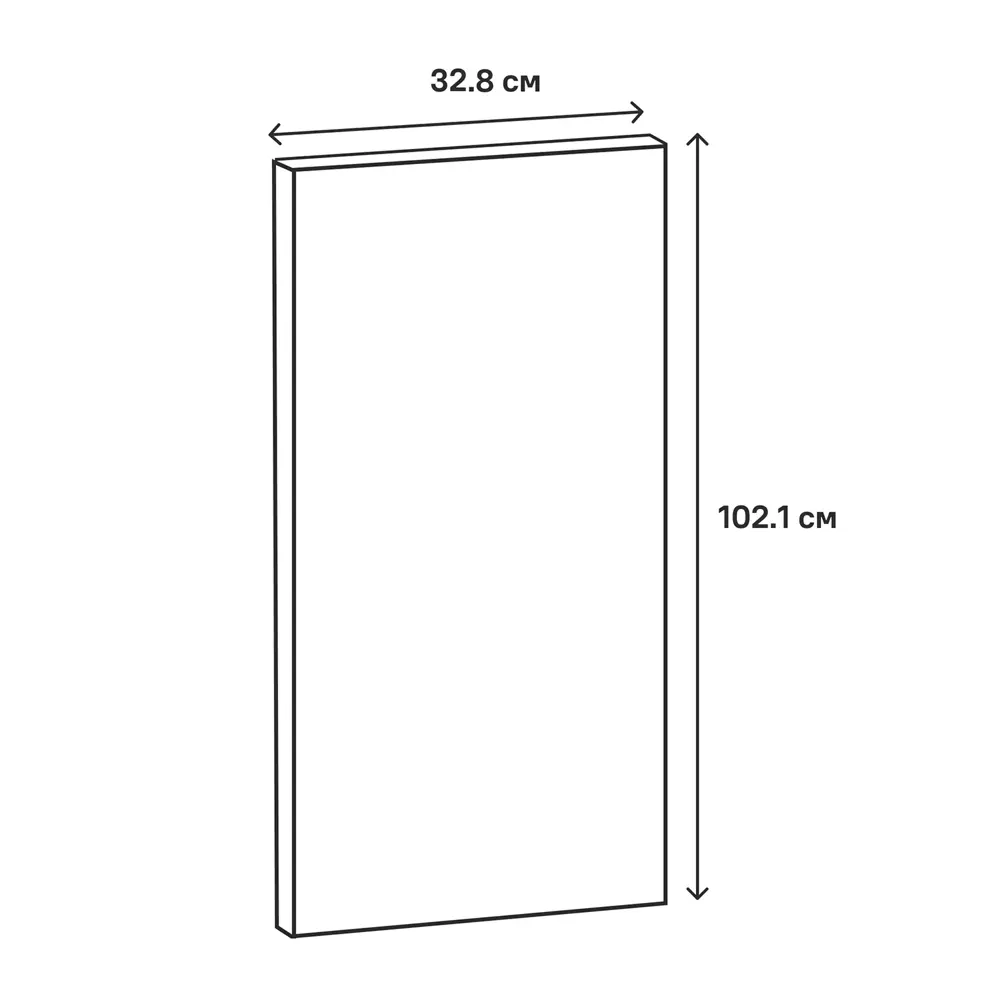 Фасад кухонный DELINIA ID Касли 32.8×102.1 см светлое дерево 86881032 STLM-0878672 - Вид №10