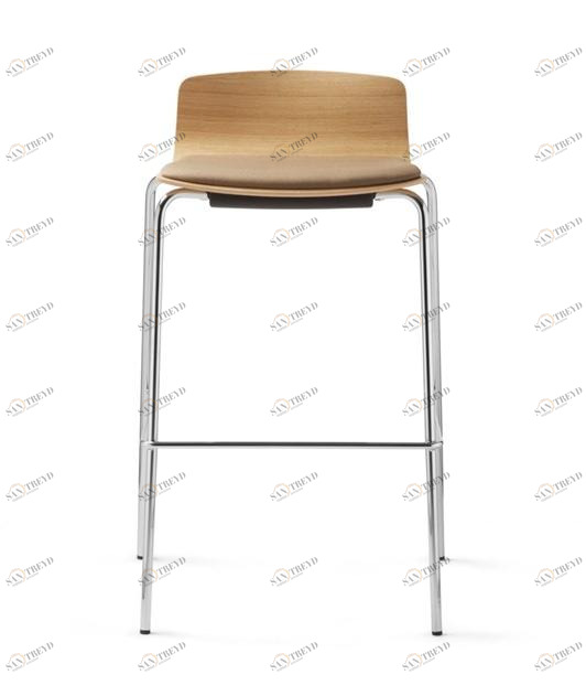 Dauphin Барный стул высокий с подставкой для ног Fiore Fi 7596