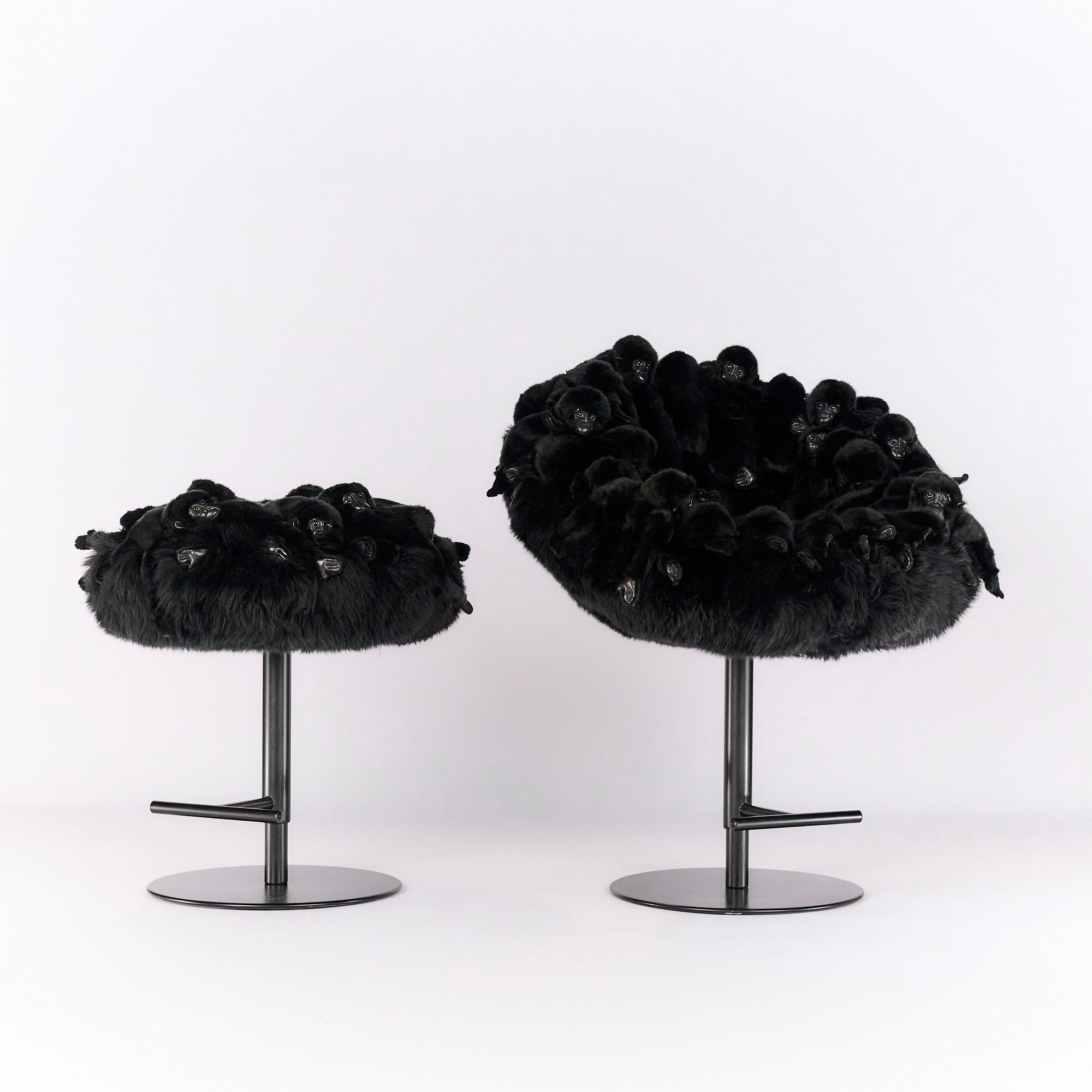 Регулируемая высота полиэстер мягкий стул APCOLLECTION Gare au Gorille ARCH-00137109 - Вид №11