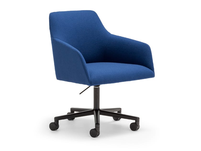 Регулируемое по высоте вращающееся кресло с колесами Andreu World Alya ARCH-00019818