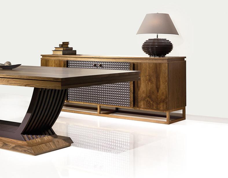 Mobi Прямоугольный деревянный обеденный стол Chocolate sun-id-1397631 - Вид №2