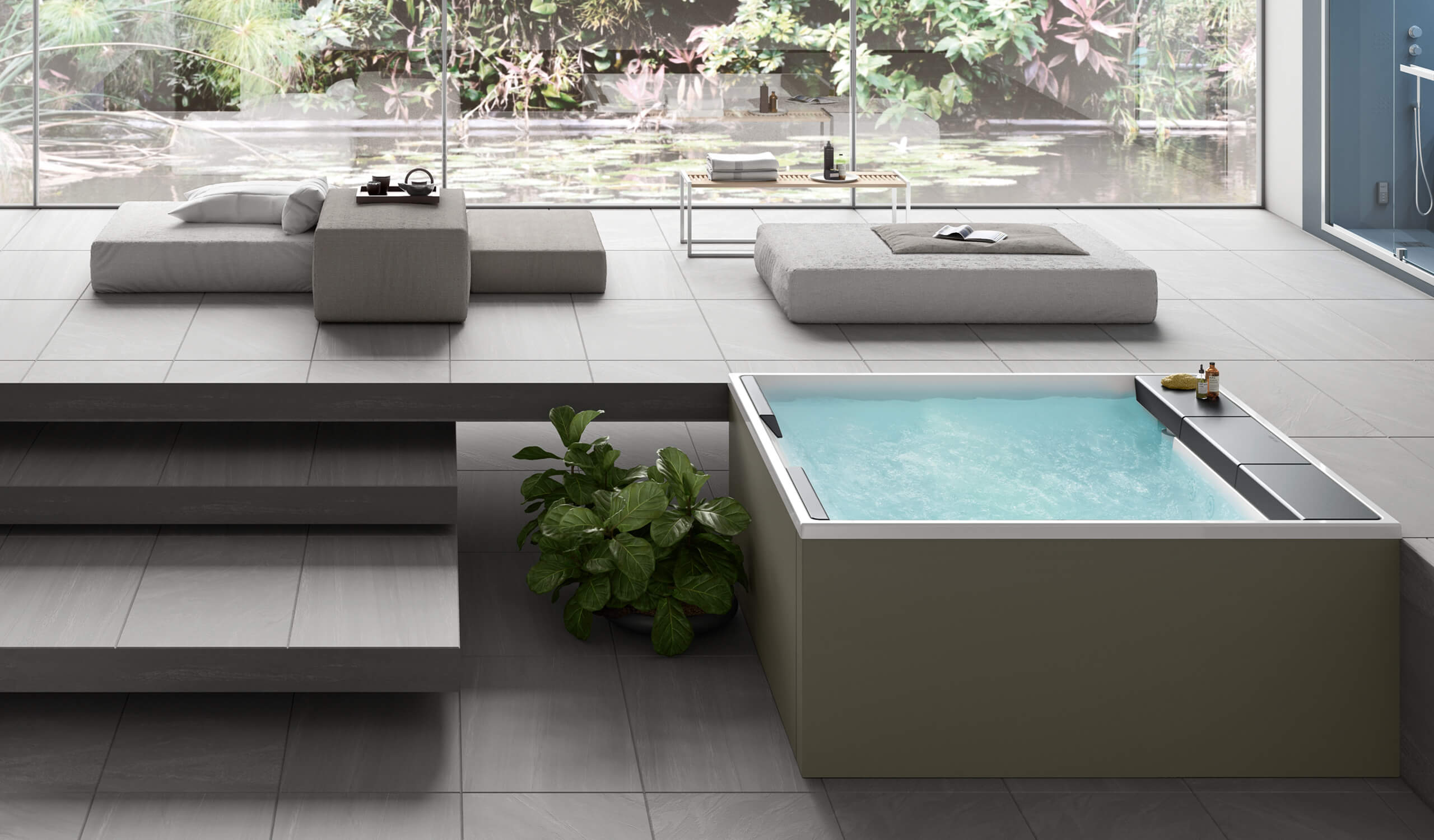 Надземный мини-бассейн с джакузи Gruppo Geromin ALTANA ARCH-00105588 - Вид №5