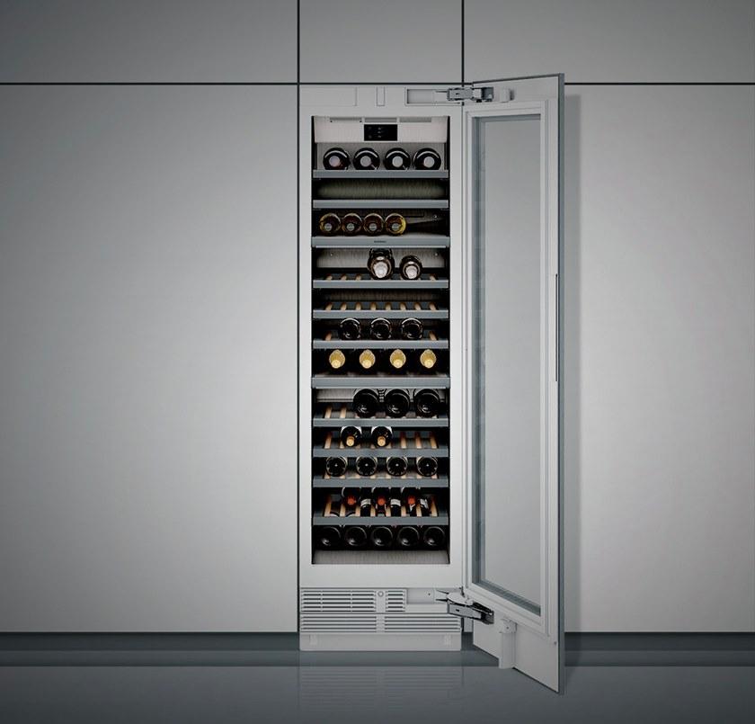 Gaggenau Холодильник для вина из нержавеющей стали со стеклянной дверцей Serie 200 Rw466364  - Вид №3