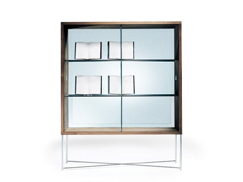 Витрина из дерева и стекла Flexform Мокко ARCH-00148539