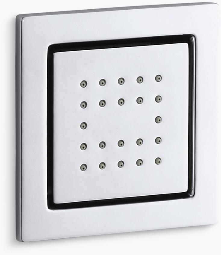 KOHLER WaterTile Square спрей для тела с 22 форсунками и стимулирующим спреем K-8003-TT  - Вид №1