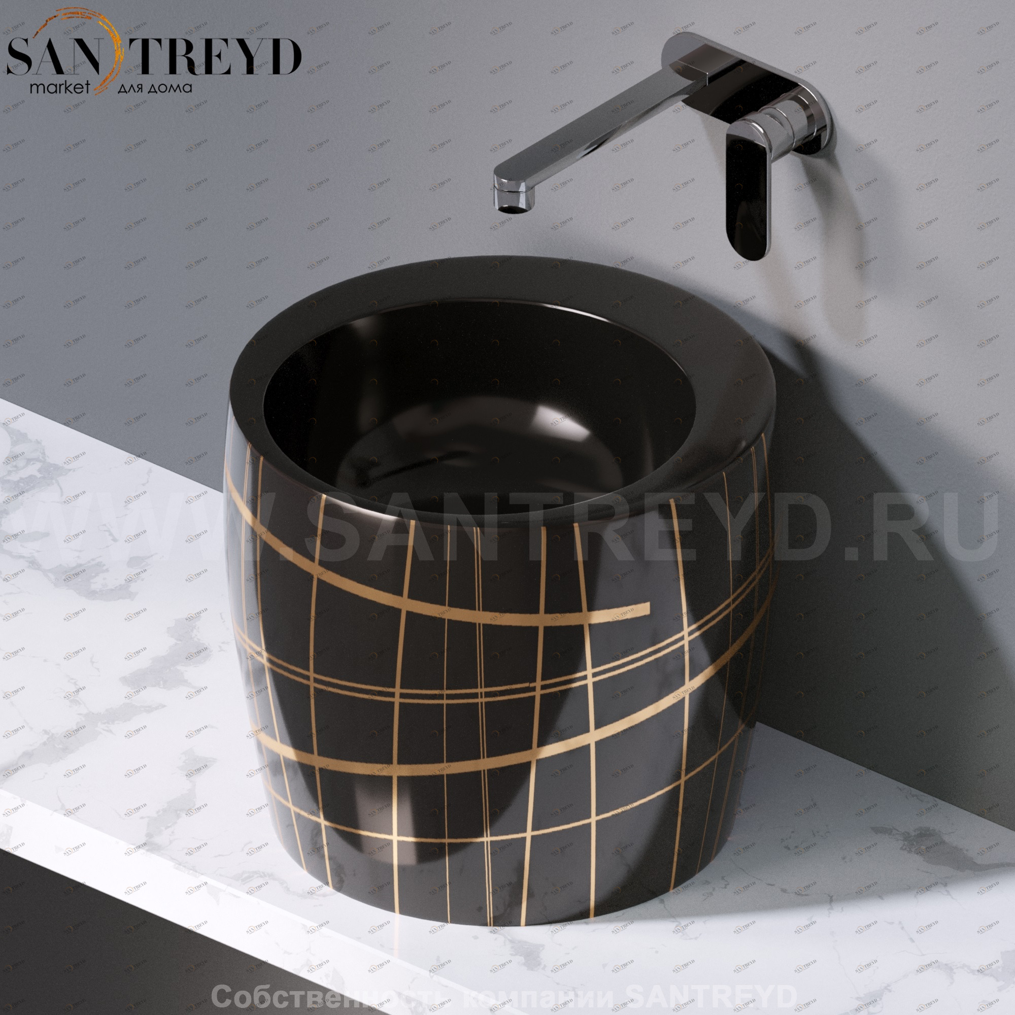 L101416G Накладная раковина на столешницу  круглая A. e T. Italia TOTEM AeT ITALIA