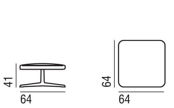 Тканевая спицевая подставка для ног Verzelloni Sillón ARCH-00133834 - Вид №4