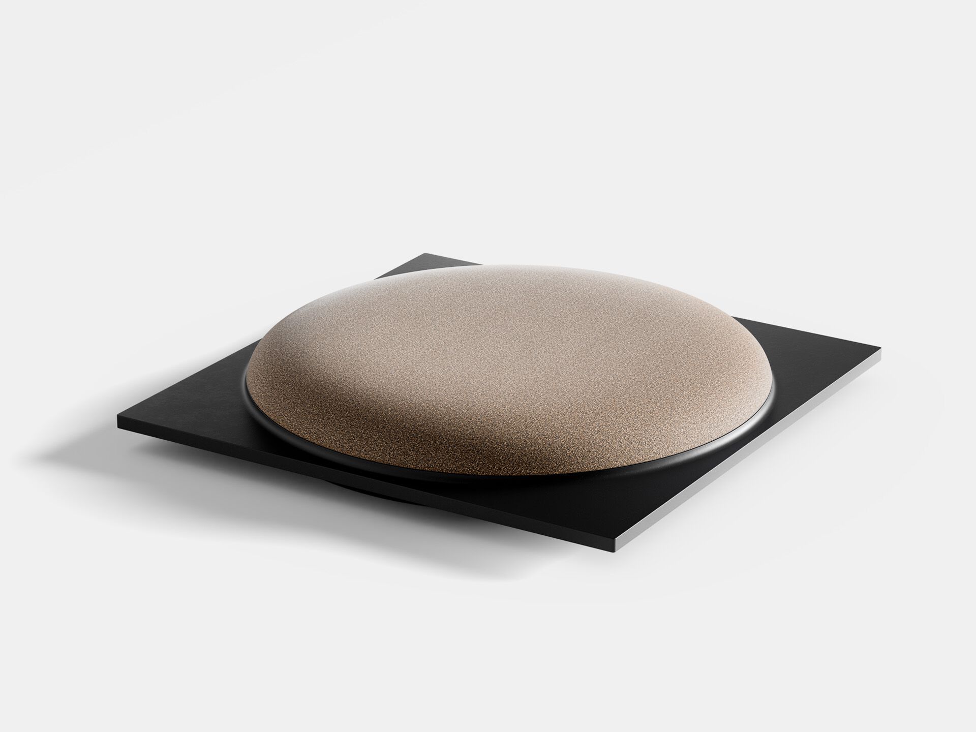 Бетонный квадратный пуф PULKRA купол ARCH-00009913 - Вид №11