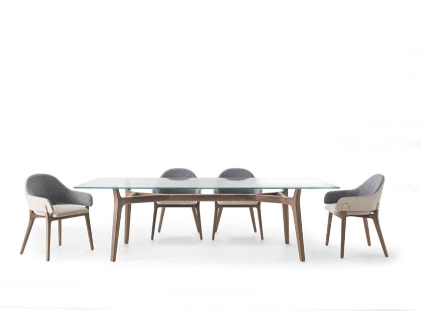 i 4 Mariani Прямоугольный стол из дерева и стекла sun-id-1438601 - Вид №2