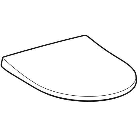 500.835.01.1 Сиденье для унитаза Geberit iCon тонкое исполнение Geberit  - Вид №1