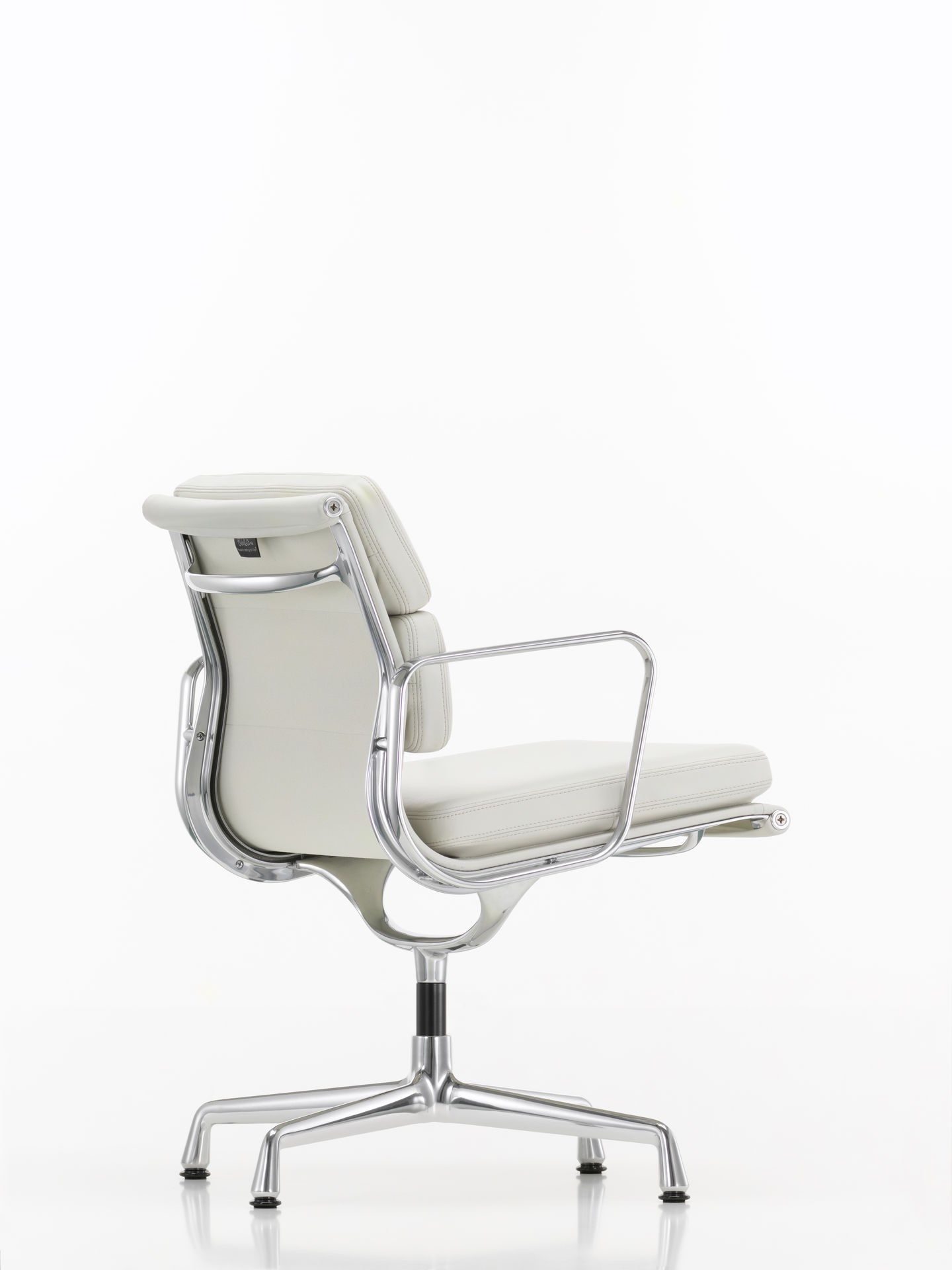 Кожаный спиц поворотный стул с подлокотниками VITRA Eames Soft Pad Group ARCH-00078216 - Вид №28