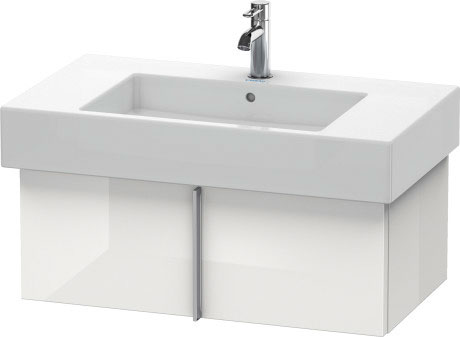 VE611304040 Тумбочка подвесная Vero #VE6113 800 x 446 мм Черный глянцевый лак Duravit - Вид №1