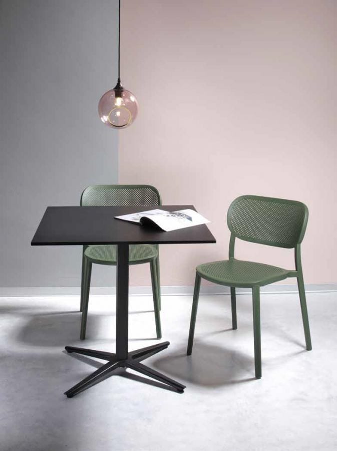 Квадратный алюминиевый стол со спицами GABER HUG SQUARE ARCH-00045289 - Вид №1