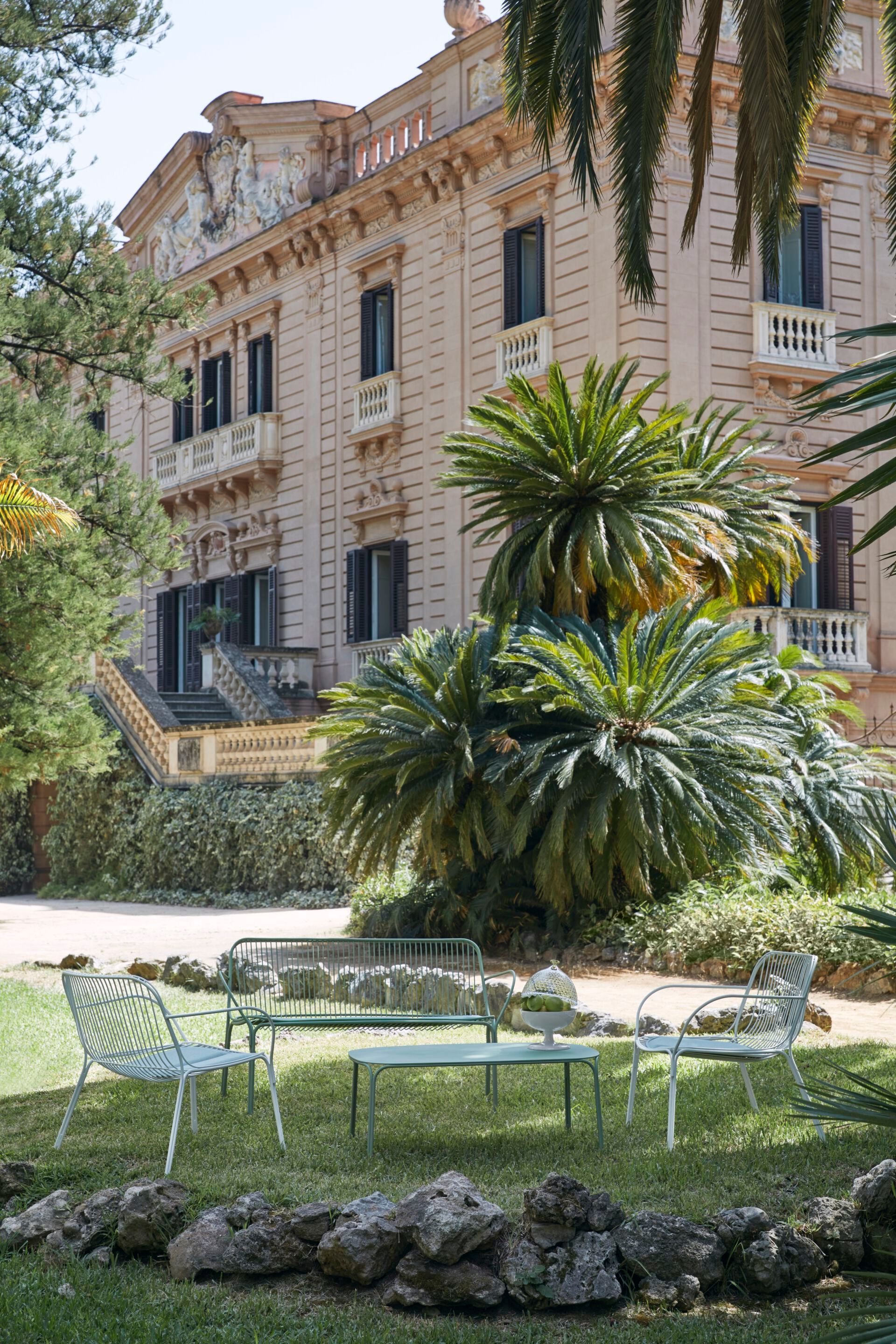 2-местный оцинкованный стальной садовый диван Kartell Hiray ARCH-00136181 - Вид №11