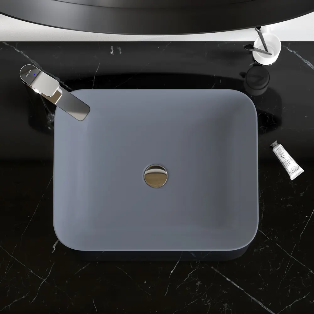 AM.PM Struktura — накладная раковина 51 см в сером цвете 89005244 STLM-0990868 - Вид №5