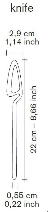 valerie_objects Нож из нержавеющей стали  V8018100/v8018100b  - Вид №51