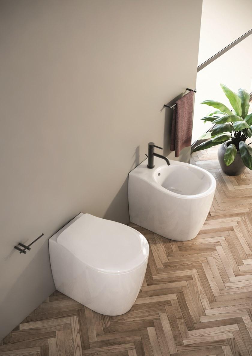 For1103r01 Приставной унитаз напольный Белый Olympia Ceramica Formosa 2.0 Италия - Вид №1