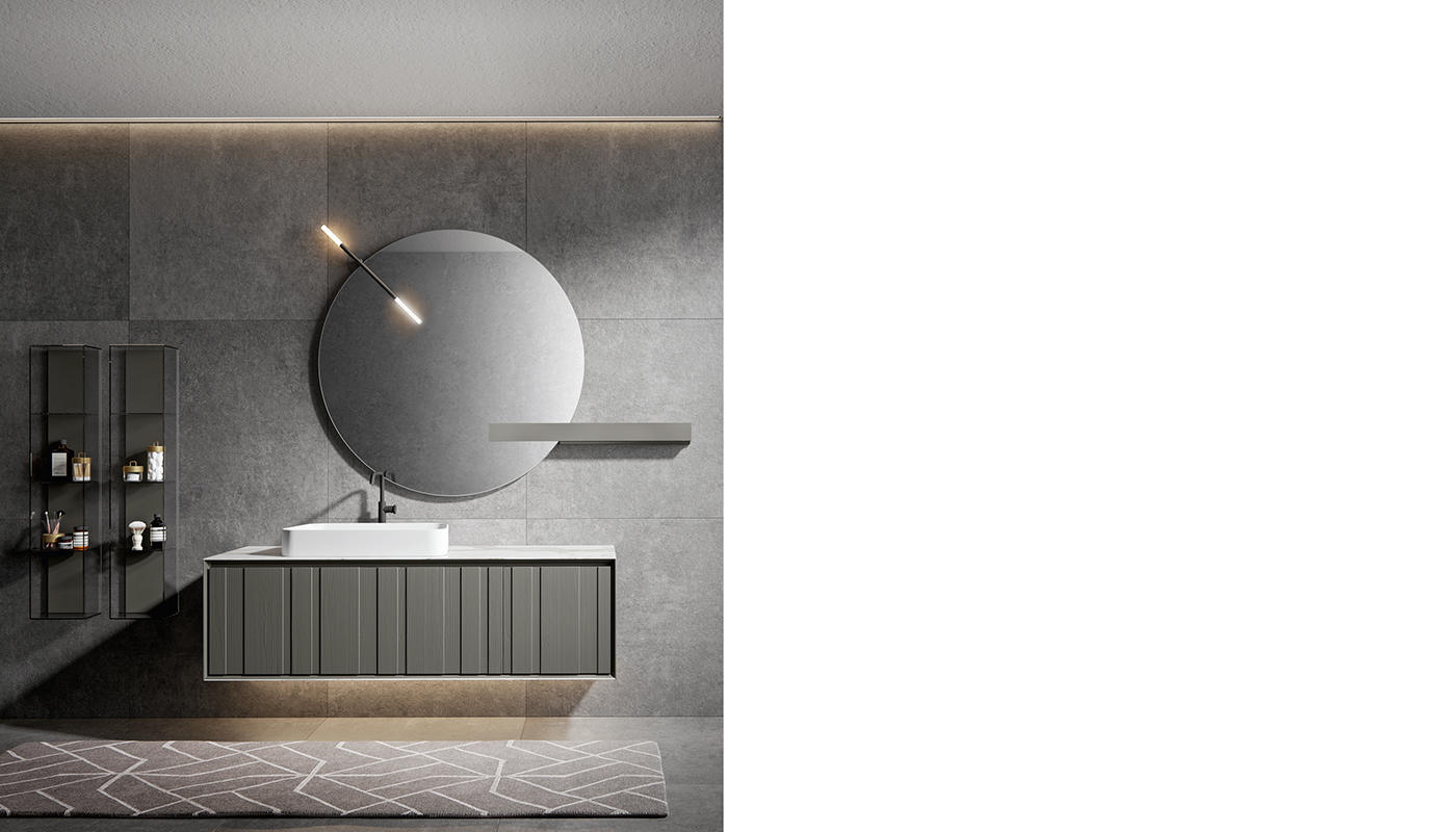 ED-ST34 Edone Круглые зеркала КРУГЛЫЙ По запросу с дополнительным сенсорным переключателем  - Вид №1